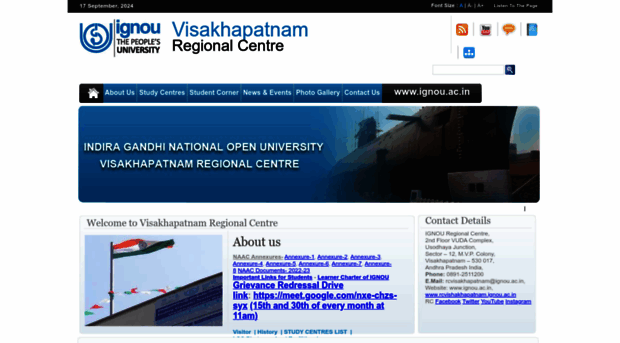 rcvishakhapatnam.ignou.ac.in