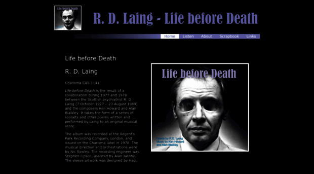 rdlaing-lifebeforedeath.com