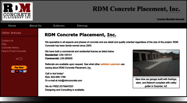 rdmconcrete.com