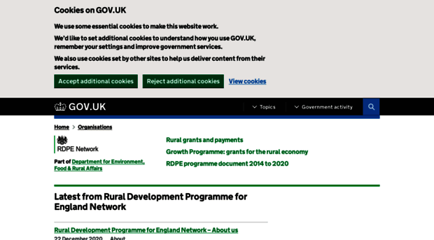 rdpenetwork.defra.gov.uk