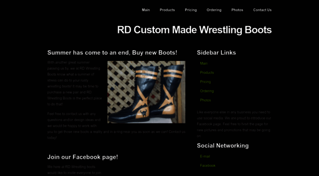 rdwrestlingboots.com