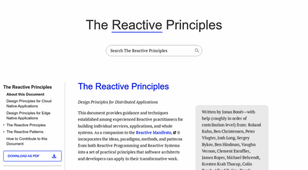 reactiveprinciples.org