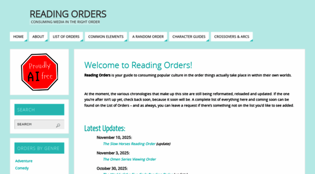 readingorders.info