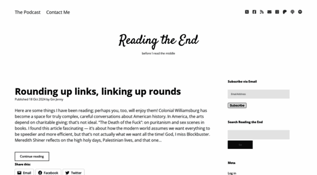 readingtheend.com