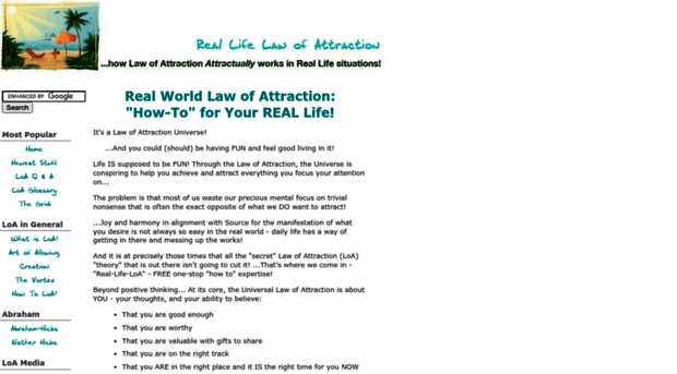 real-life-law-of-attraction.com