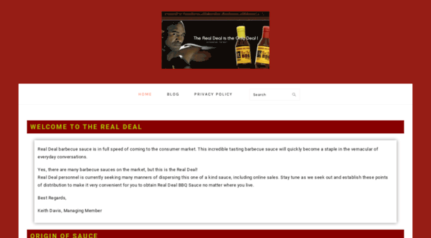 realdealbbqsauce.com