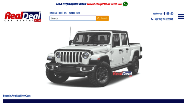 realdealcarrental.com