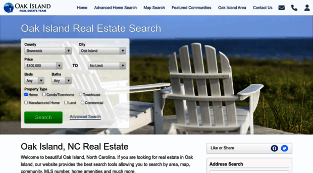 realestateinoakislandnc.com