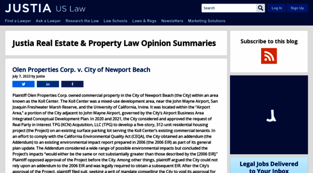 realestatepropertylawopinions.justia.com