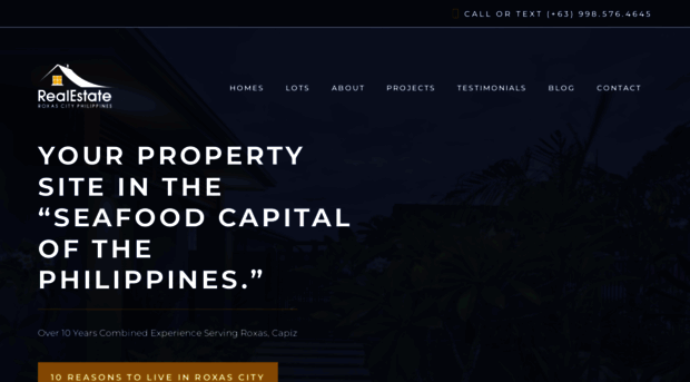 realestateroxascityphilippines.com