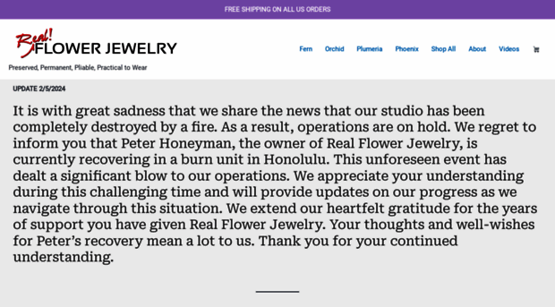 realflowerjewelry.com
