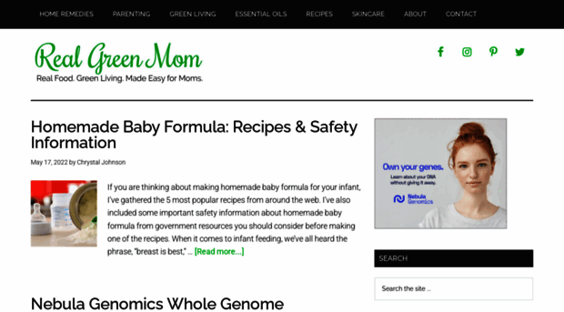 realgreenmom.com