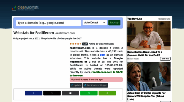reallifecam.com.clearwebstats.com