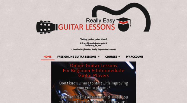 reallyeasyguitarlessons.com