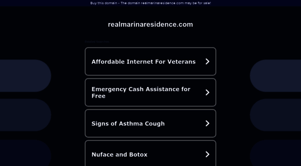 realmarinaresidence.com