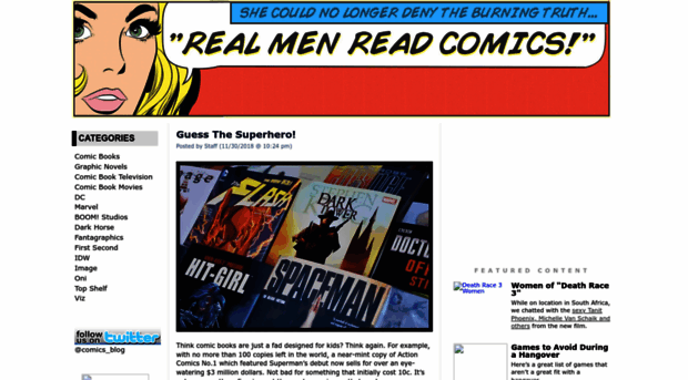 realmenreadcomics.com