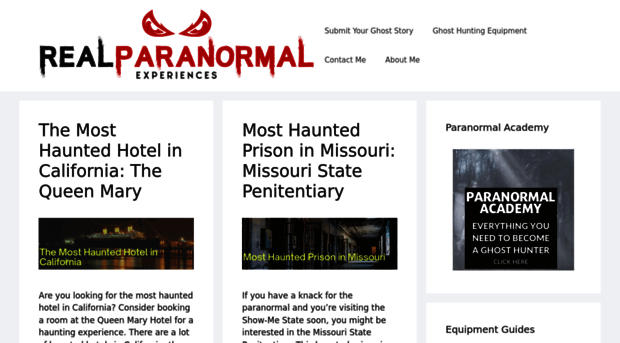 realparanormalexperiences.com