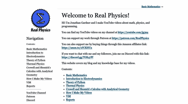 realphysics.info