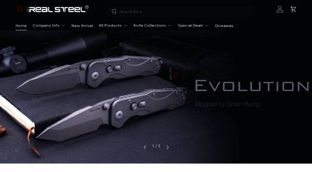 realsteelknives.com