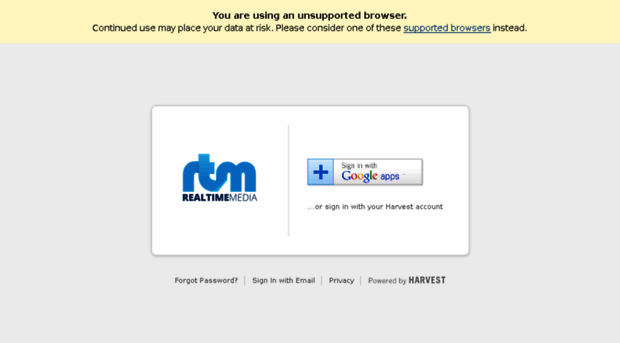 realtimemedia.harvestapp.com