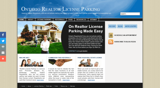 realtorlicenseparking.com