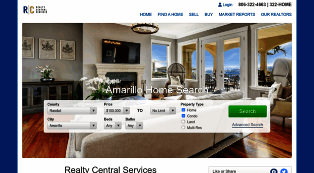 realtycentralamarillo.com