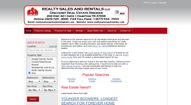 realtysalesandrentals.com