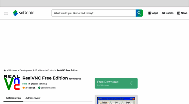 realvnc-free-edition.en.softonic.com