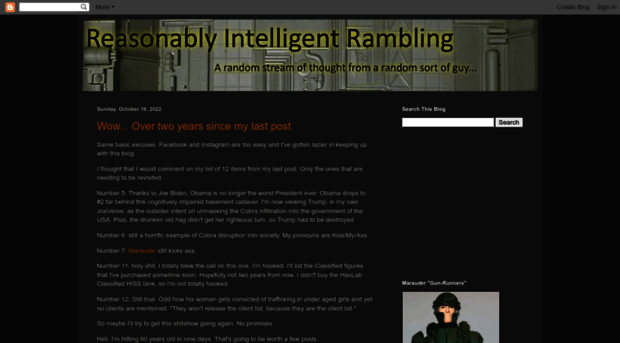 reasonablyintelligentrambling.blogspot.com