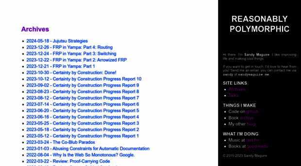 reasonablypolymorphic.com