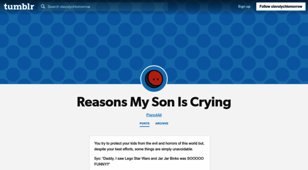 reasonsmysoniscrying.com