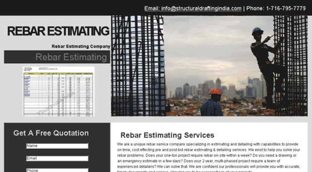 rebarestimating.structuraldraftingindia.com