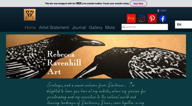 rebeccaravenhillart.co.uk