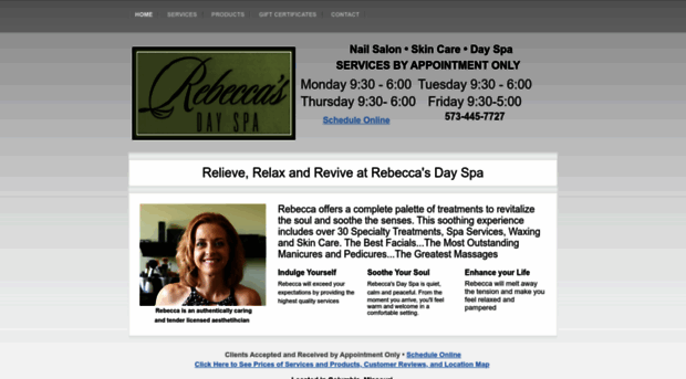 rebeccasdayspa.com