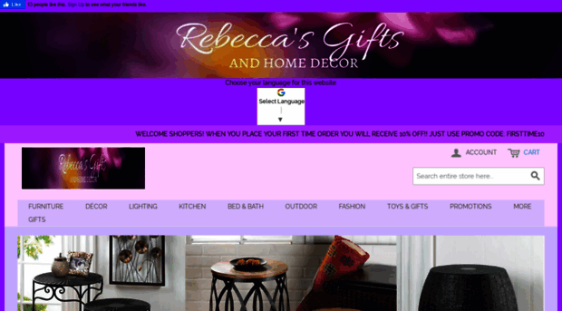 rebeccasgiftsandhomedecor.com