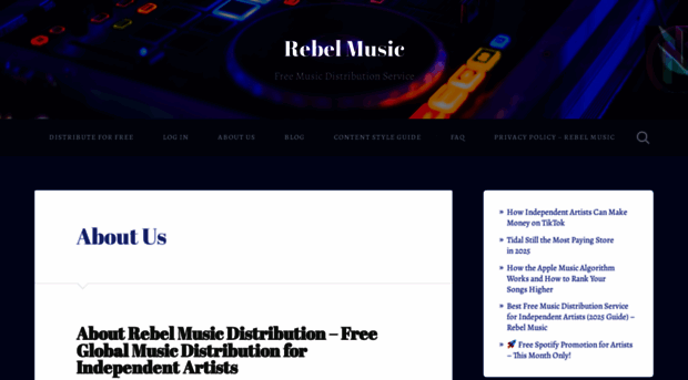 rebelmusicdistribution.com