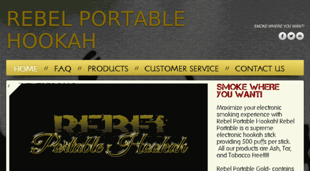 rebelportablehookah.com