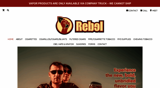 rebeltobacco.com