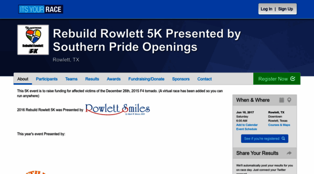 rebuildrowlett5k.itsyourrace.com