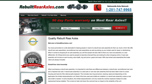 rebuiltrearaxles.com