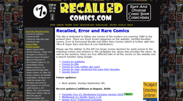 recalledcomics.com