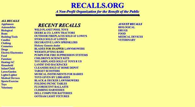 recalls.org