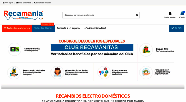 recambiodeelectrodomesticos.com