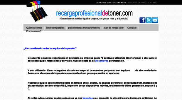 recargaprofesionaldetoner.com