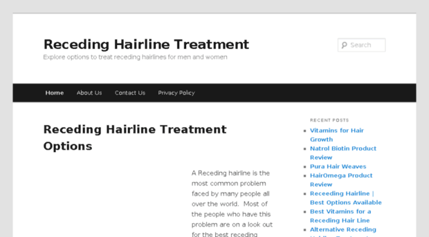 recedinghairlinetreatmenttips.com