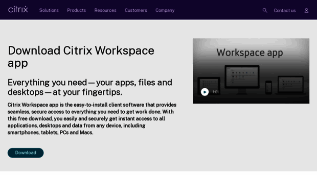 citrix receiver workspace