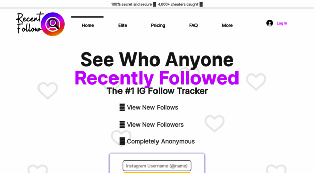 recentfollow.com