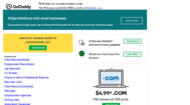 recentresumes.com