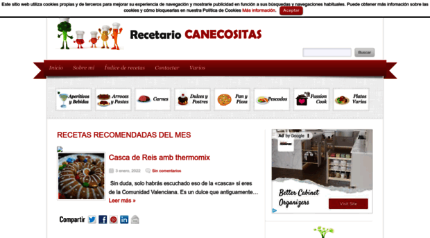recetariocanecositas.com
