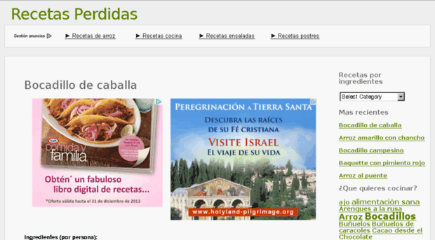 recetasperdidas.com.ar